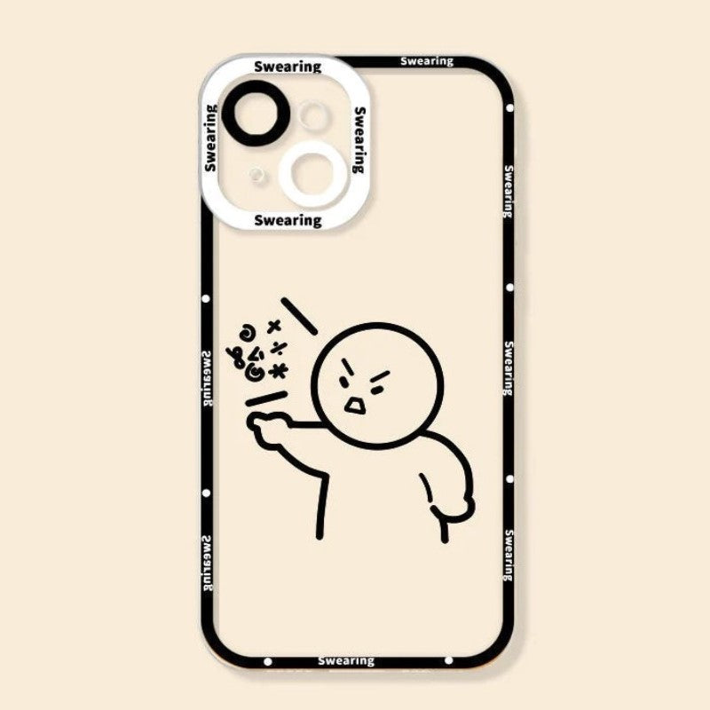 Cartoon Matchman Phone Case | For iPhone