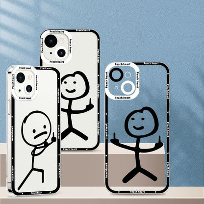 Cartoon Matchman Phone Case | For iPhone