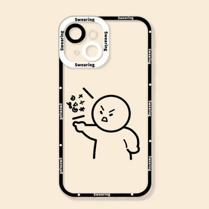 Cartoon Matchman Phone Case | For iPhone