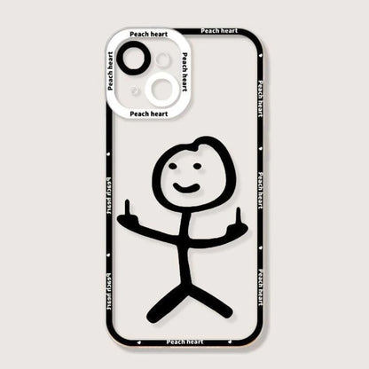 Cartoon Matchman Phone Case | For iPhone